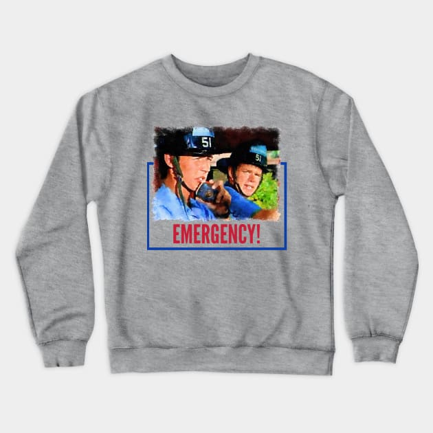 Emergency Paramedics Crewneck Sweatshirt by Neicey